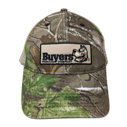 Buyers Products Company Snapback Trucker Hat Camo One Size Mesh Back