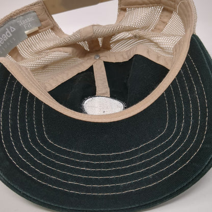 Ahead Trucker Hat Black One Size Dropping Junior Championship Golf Mesh Back
