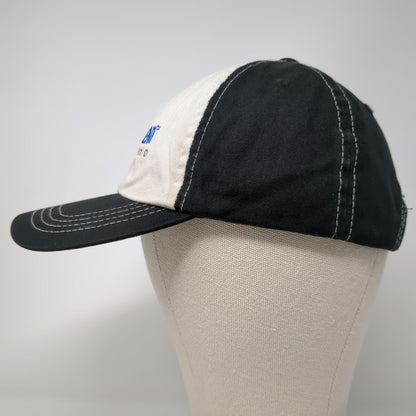 Black Baseball Cap OSFM Adjustable Hat Cor-Avent Incorporated Contrast Stitch