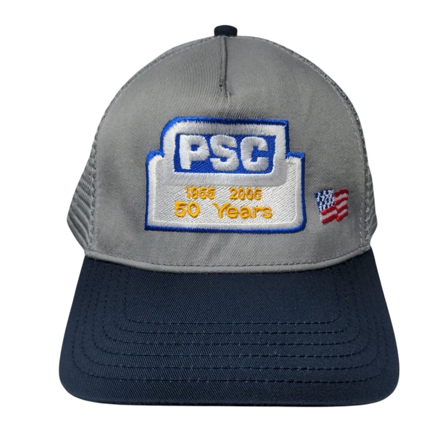 PSC 50 Years Snapback Trucker Hat Multicolor OSFA Adjustable Mesh Back Otto