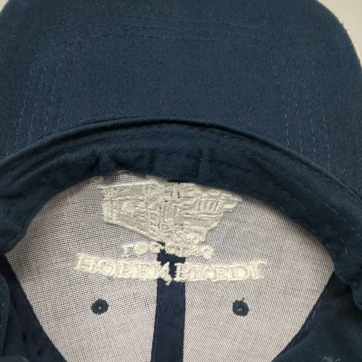 Hit Wear Baseball Cap Blue White One Size Logging Truck Grand Ronde Oregon Hat