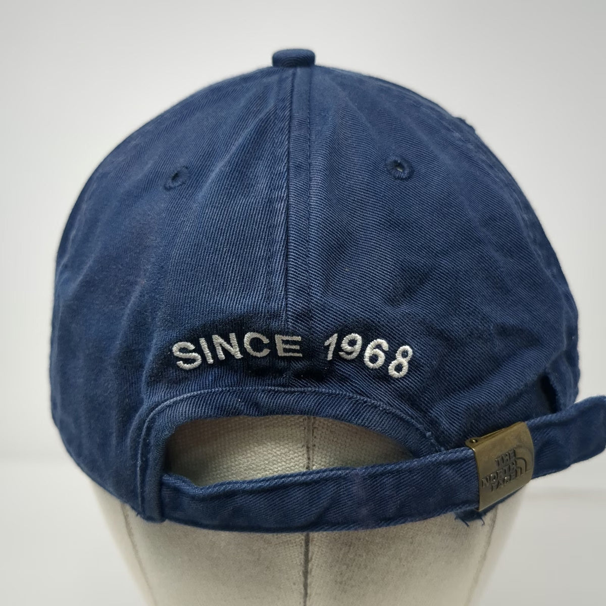 The North Face Baseball Cap Blue One Size Strapback Hat Since 1968 Logo Cotton