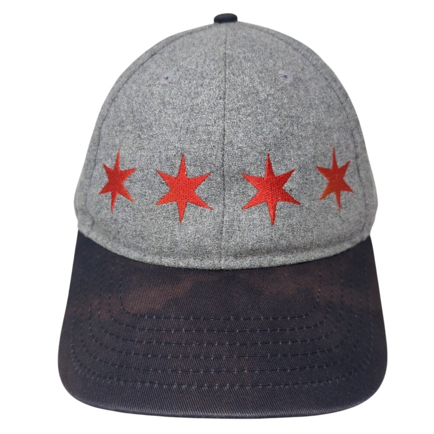 Goose Four Star Pils Crown Strapback Hat Multicolor OS Adjustable Embroidered