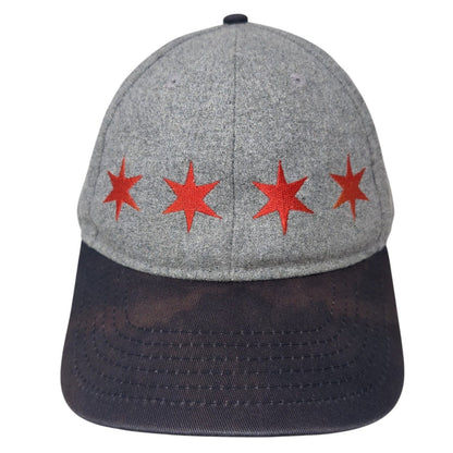 Goose Four Star Pils Crown Strapback Hat Multicolor OS Adjustable Embroidered