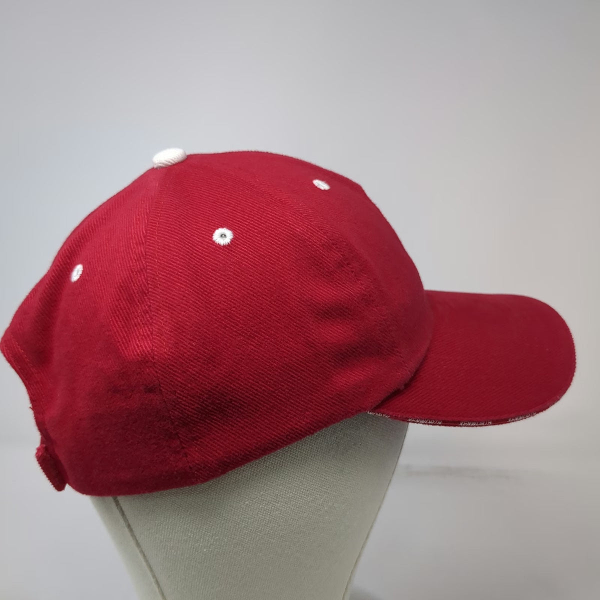 Kenworth Baseball Cap Red One Size Embroidered Logo Strapback Trucking Hat