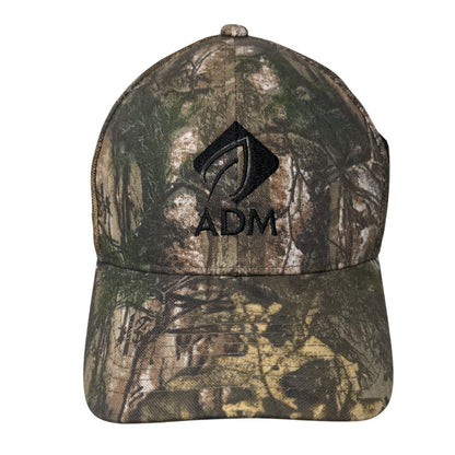 ADM Strapback Mesh Back Trucker Hat Camo OSFM Realtree W/Tags