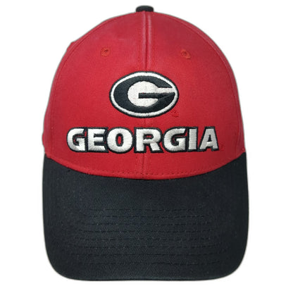 Georgia Bulldogs NCAA Fan Favorite Baseball Cap Red One Size Strapback Logo Hat