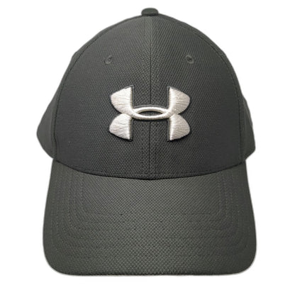 Under Armour Baseball Cap Green XL Embroidered Logo Stretch Fit Athletic hat