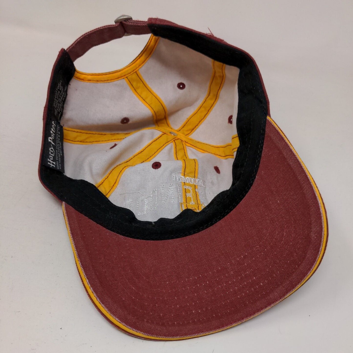 Alumni Gryffindor Slideback Hat Red OSFM Embroidered 6 Panel Harry Potter