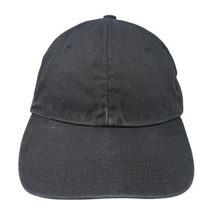Merona Slideback Hat Black One Size Adjustable Solid 6 Panel Blank