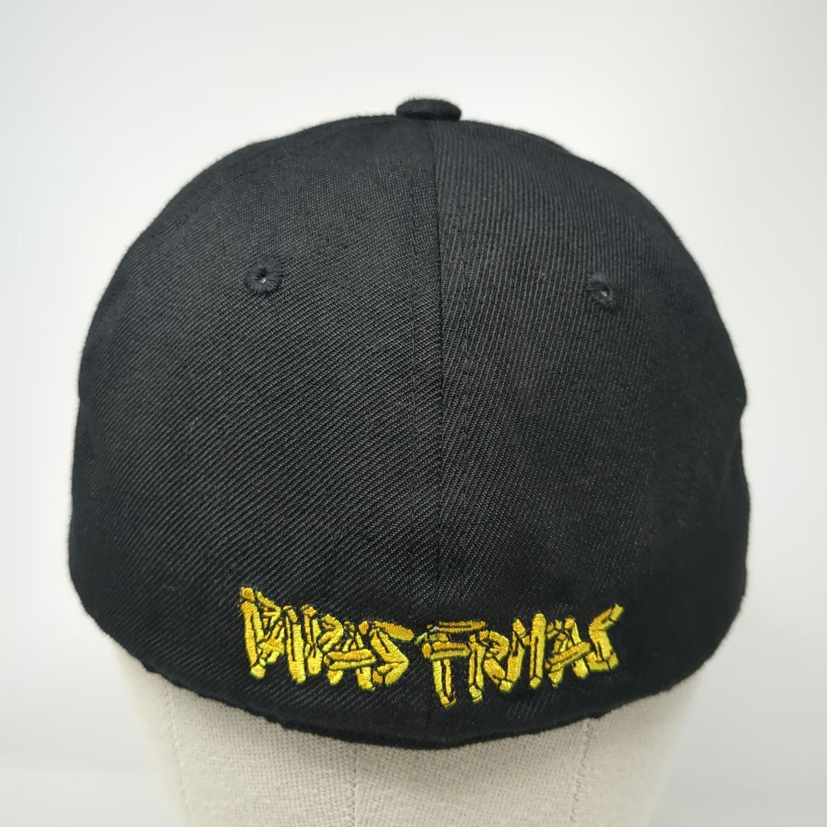 Zephyr Baseball Cap Black 7 1/8 Fitted Embroidered Fry Mascot Papas Fritas Hat