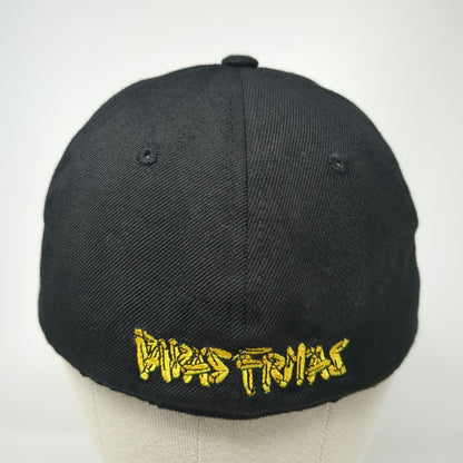 Zephyr Baseball Cap Black 7 1/8 Fitted Embroidered Fry Mascot Papas Fritas Hat