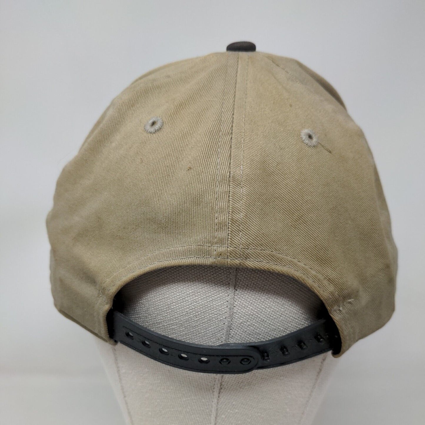 New Era MLB New York Yankees Snapback Hat Tan Size M-L Faded Distressed
