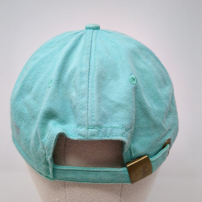Good Vibes Slideback Hat Blue One Size Adjustable Embroidered 6 Panel WB