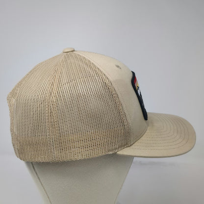Yupoong Trucker Hat Beige One Size 10 Barrel Brewing Co Boise ID Mesh Snapback