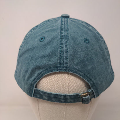 Unbranded Slideback Hat Solid Green OSFM Casual Outdoor Adjustable Blank