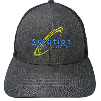 Outdoor Cap Trucker Hat Gray One Size Creation Technologies Mesh Back Snapback