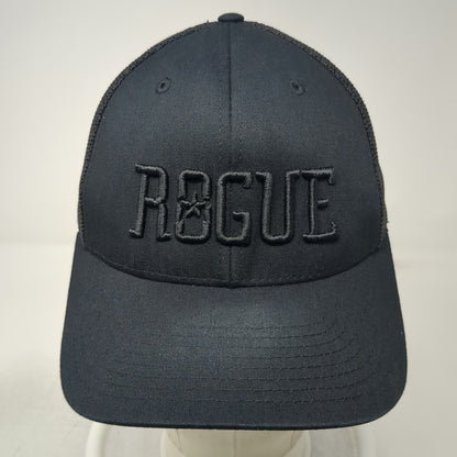Richardson Baseball Cap Black Hat M Mesh Flexfit 110 Rogue Star Embroidery Logo
