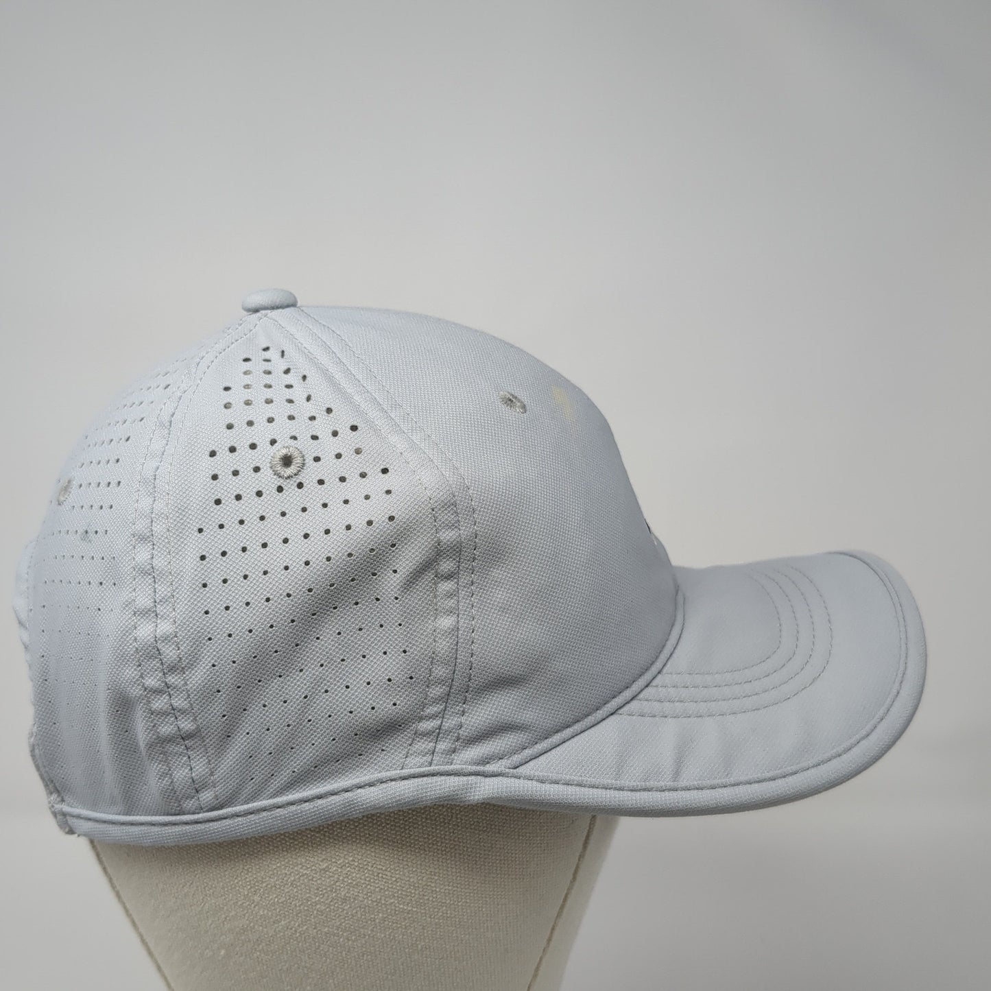 Nike Golf Strapback Hat Gray One Size Embroidered Logo Adjustable