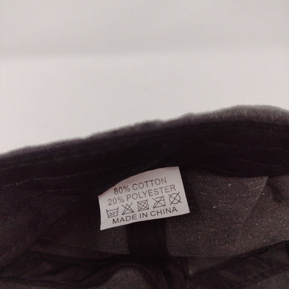 Unbranded Slideback Hat Solid Gray OSFA 6 Panel Adjustable Blank