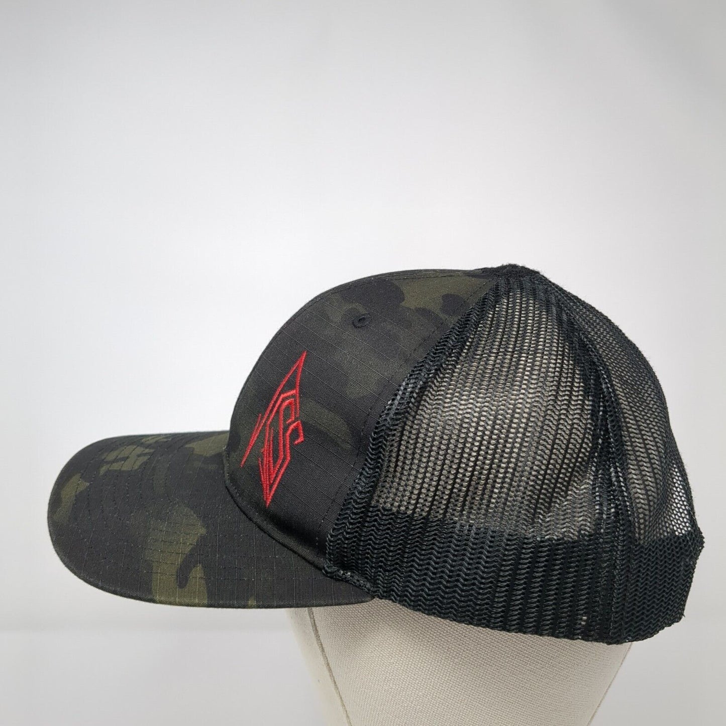 Richardson Snapback 112 Trucker Hat Camouflage One Size Adjustable Mesh Back