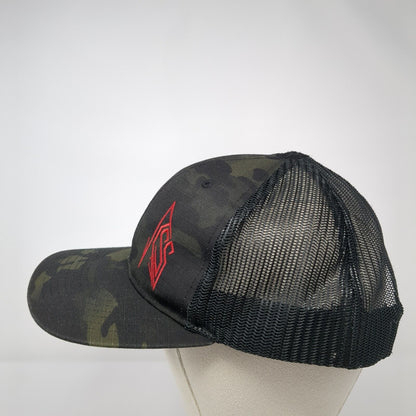 Richardson Snapback 112 Trucker Hat Camouflage One Size Adjustable Mesh Back