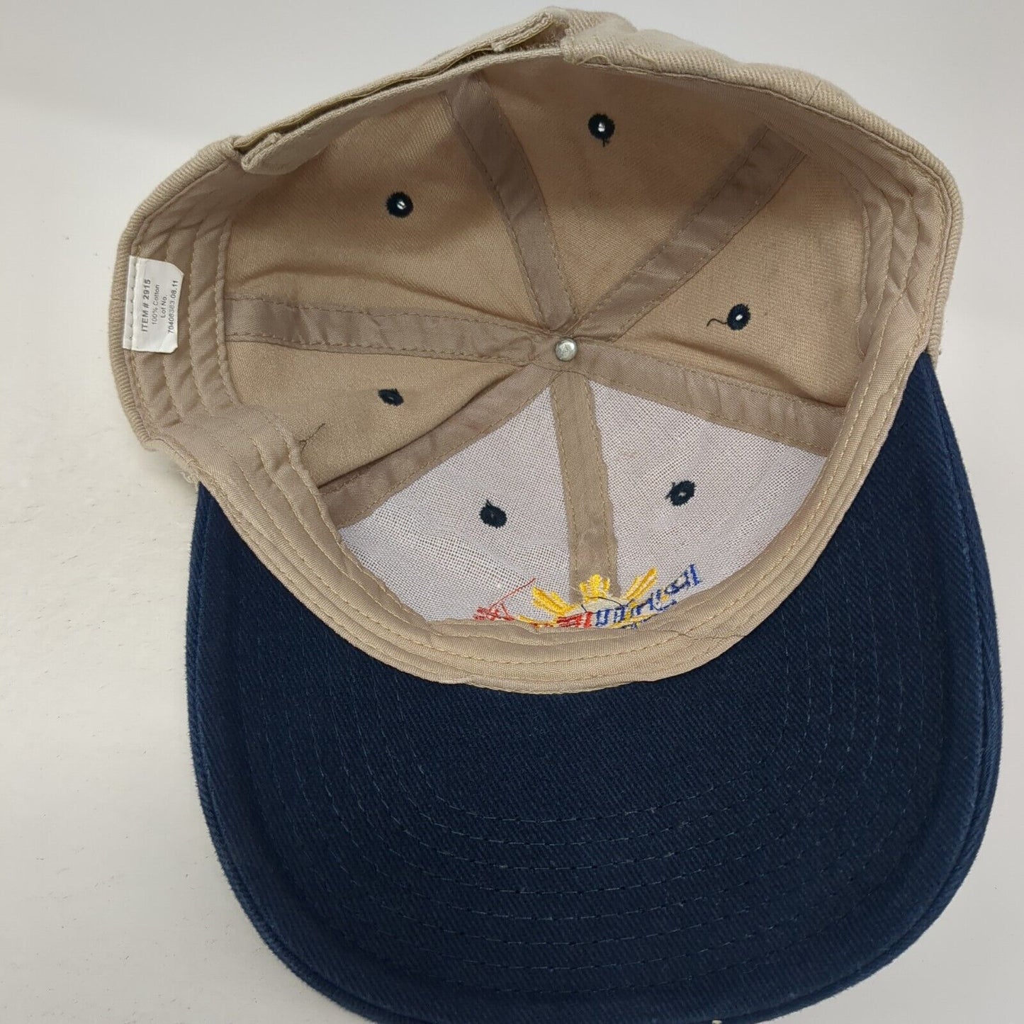 PhilFest Tampa FL Strapback Hat Multi One Size Adjustable Colorblock