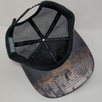 Idaho Heartbeat Snapback Mesh Back Trucker Hat Camo OSFA Adjustable