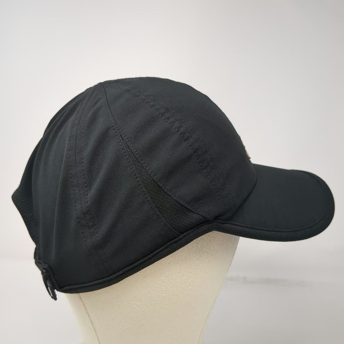 Adidas Baseball Cap Black One Size Climalite Moisture Wicking Slideback Hat