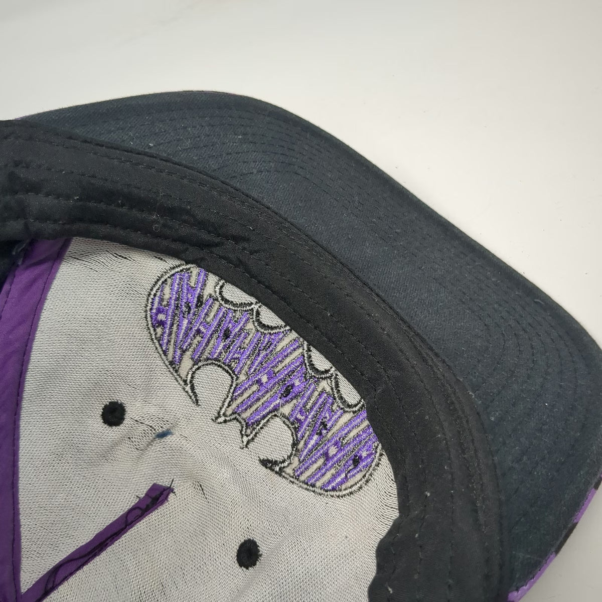 Bioworld Batman Joker 5 Panel Snapback Black Purple One Size Hat Killing Joke
