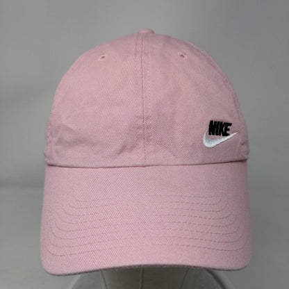 Nike Slideback Hat Pink OSFM Adjustable Embroidered Swoosh Logo Heritage 86