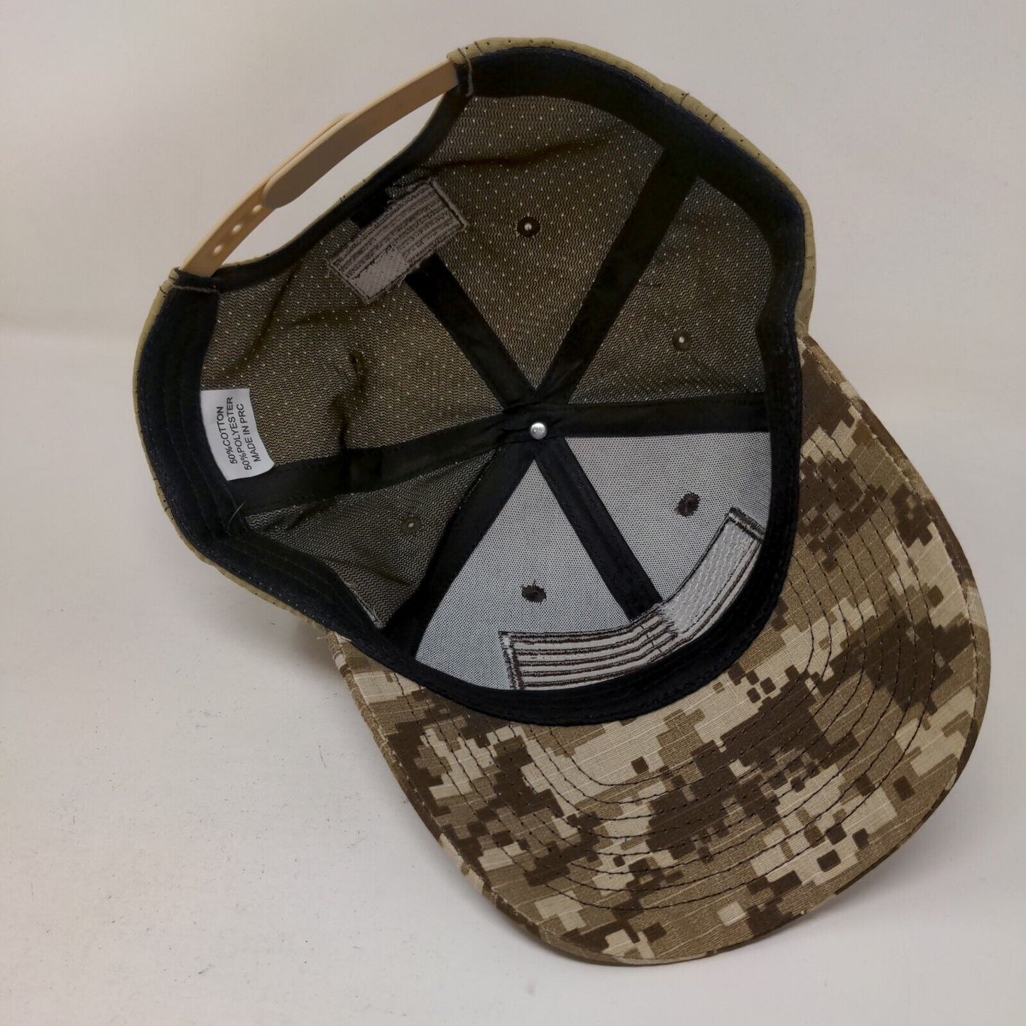 Unbranded Men's Snapback Hat Digital Camo Embroidered Patriotic American Flag
