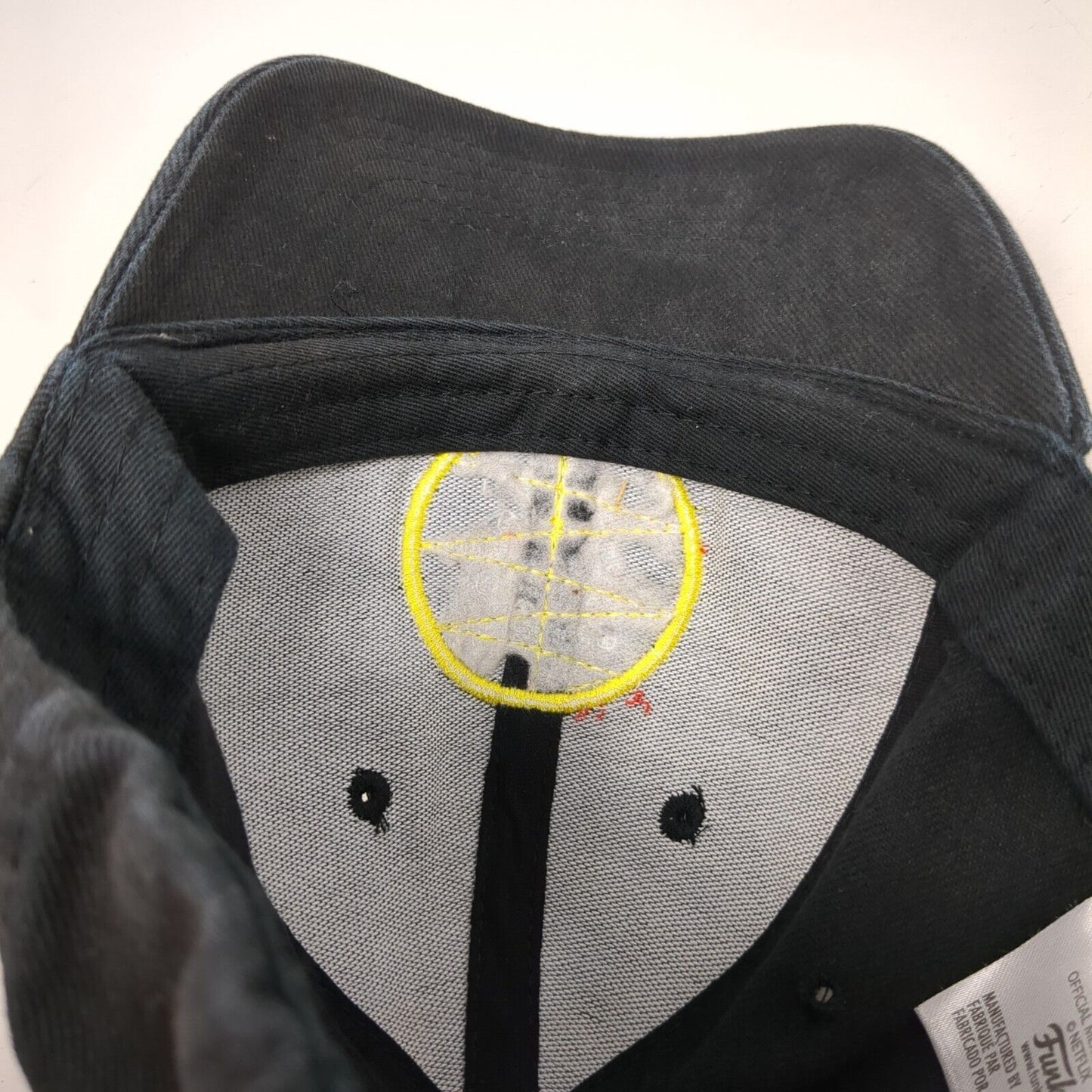 Camp Know Where Slideback Hat Black OSFM Stranger Things Netflix Funko