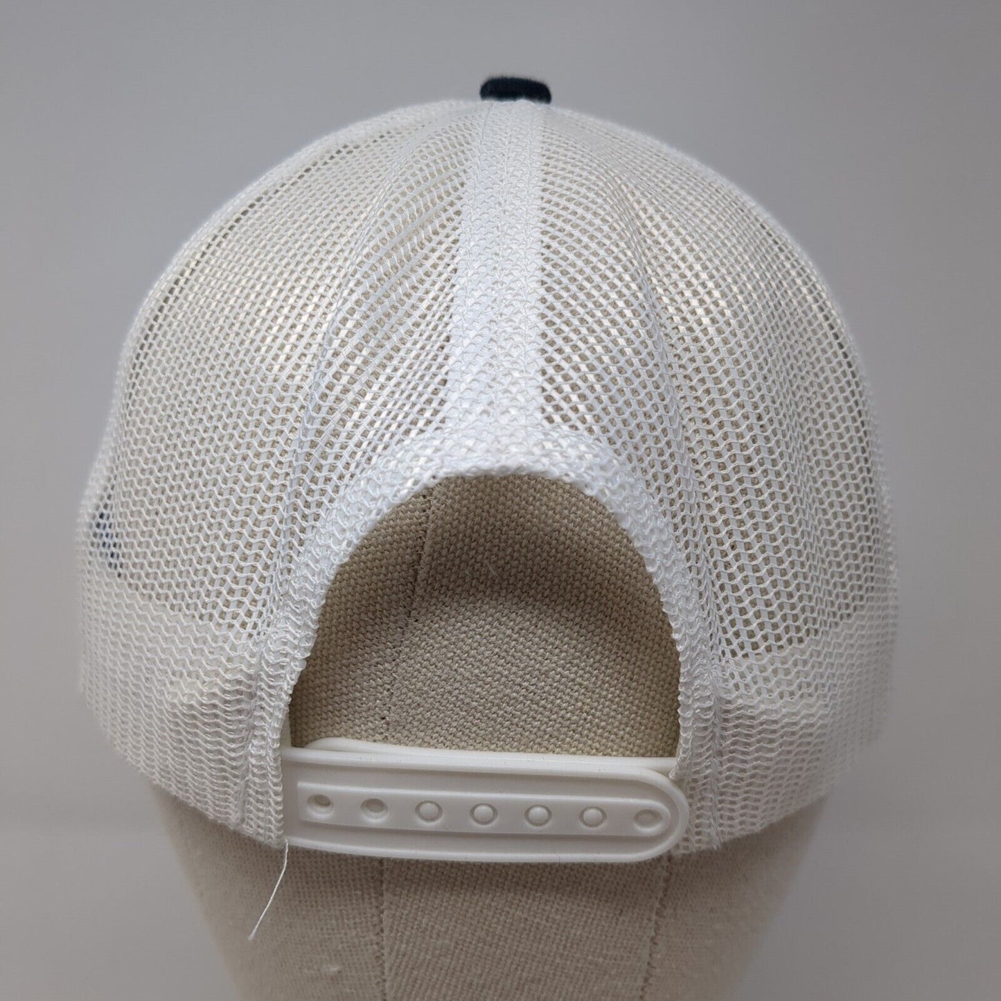 Lookout Credit Union Snapback Trucker Hat Blue One Size Mesh Back