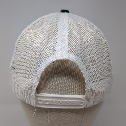 Lookout Credit Union Snapback Trucker Hat Blue One Size Mesh Back