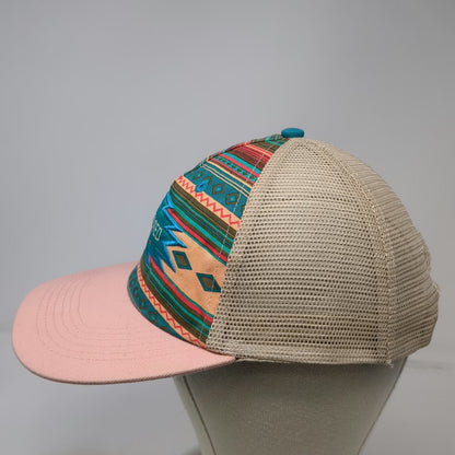Blessed Girl Trucker Hat Pink One Size John 1:16 Southwestern Snapback Mesh