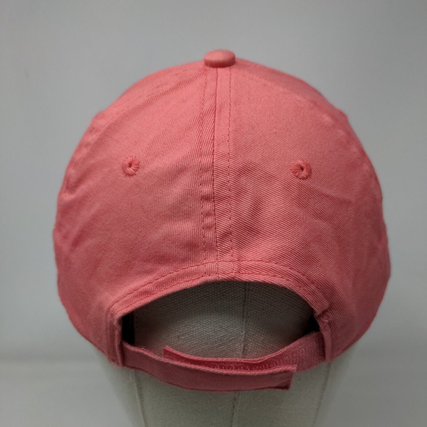 Unbranded Strapback Hat Pink OSFM Solid Adjustable Vent Holes Blank
