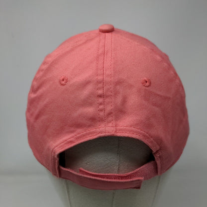 Unbranded Strapback Hat Pink OSFM Solid Adjustable Vent Holes Blank