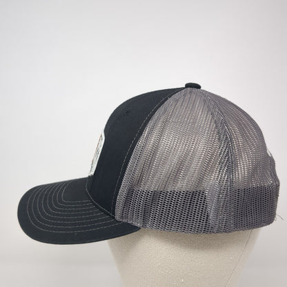 Van Do It Snapback Trucker Hat Black One Size Adjustable Mesh Back Richardson