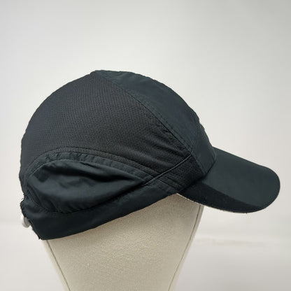 Nike Baseball Cap Black One Size Dri-Fit Mesh Adjustable Strapback Running Hat