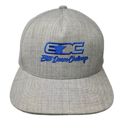 Yupoong 5 Panel Gray Hat One Size Elite Dance Challenge EDC Star Snapback