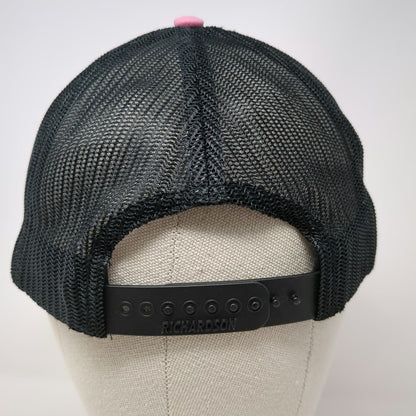 Richardson 112 Trucker Hat Pink Black Kenworth Sales Truck One Size Snapback