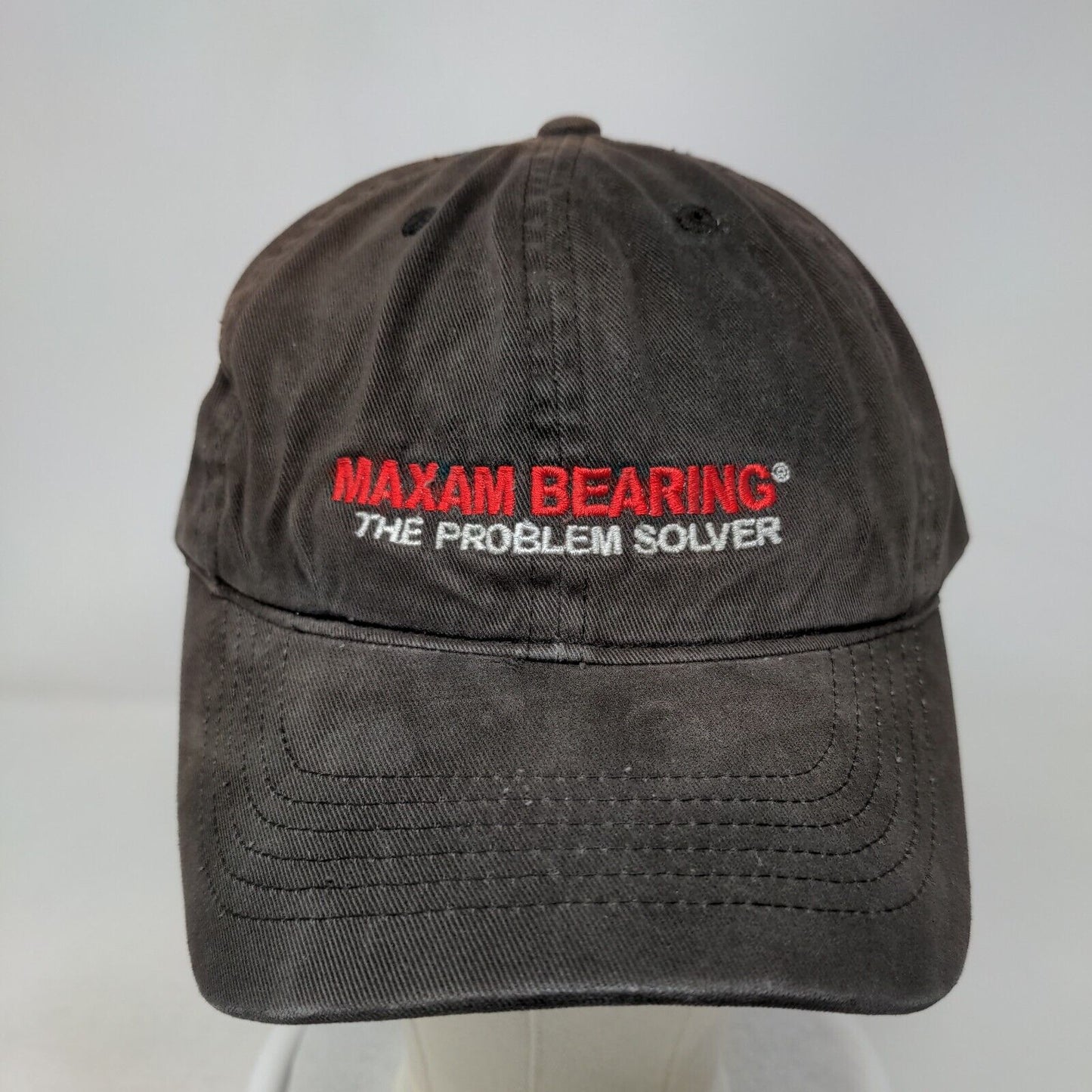 Maxam Bearing The Problem Solver Slideback Hat Black OS Embroidered Richardson