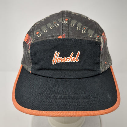 Herschel Strapback 5 Panel Hat Multi One Size Adjustable All Over Print