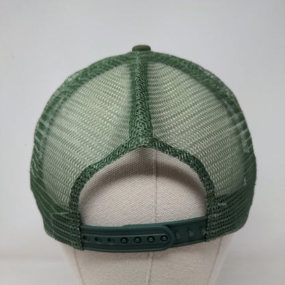 Green Dragon Snapback Mesh Back Trucker Hat Green OSFM Breathable Hit