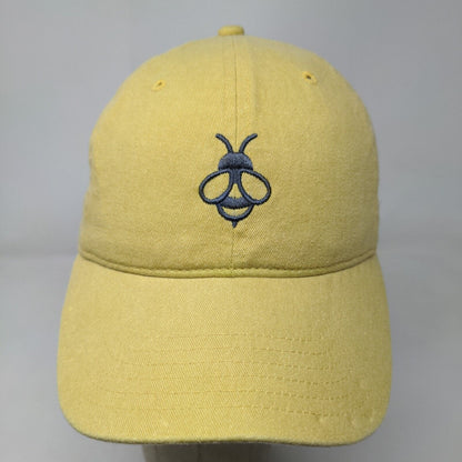 Comfort Colors Men's Slideback Hat Yellow Embroidered Bee Logo