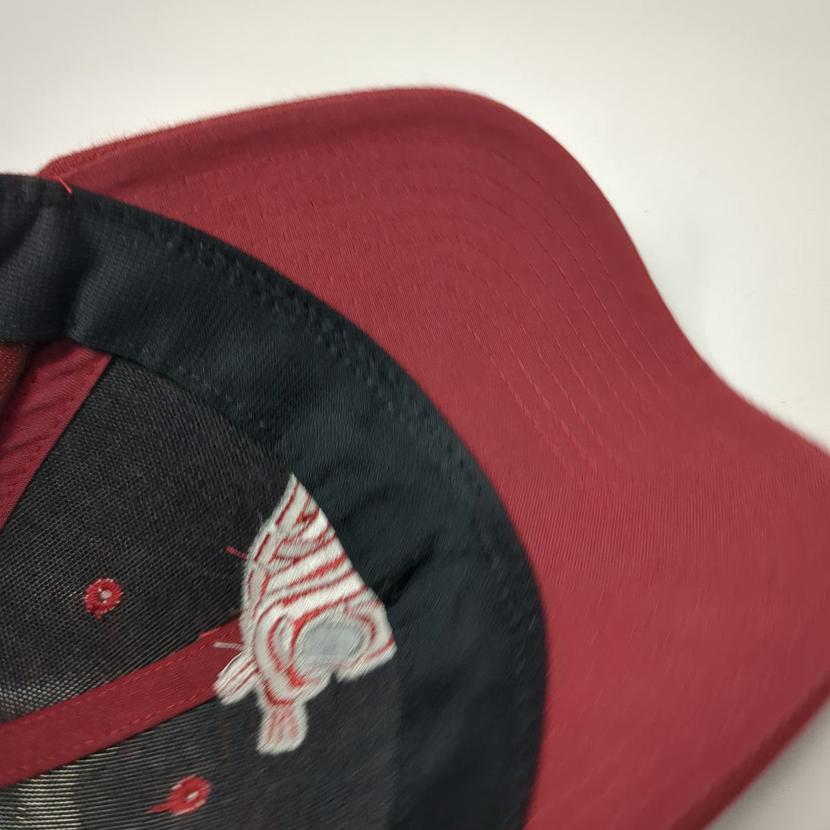 Legacy Baseball Cap Red OS NCAA Strapback WSU Wazzu Cougars Embroidered Hat
