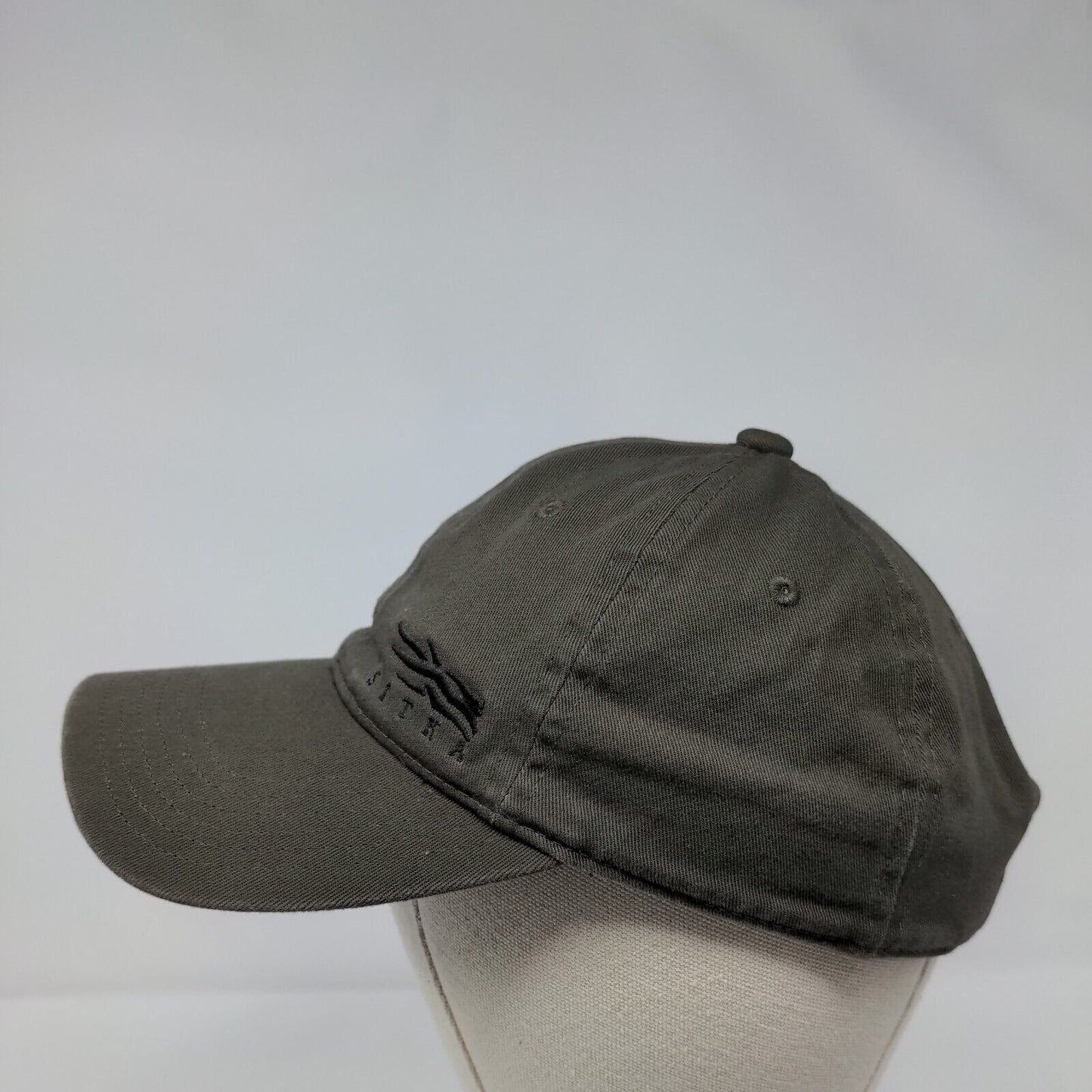 Sitka Slideback Hat Brown OSFA Low Profile Fit Adjustable Embroidered 6 Panel