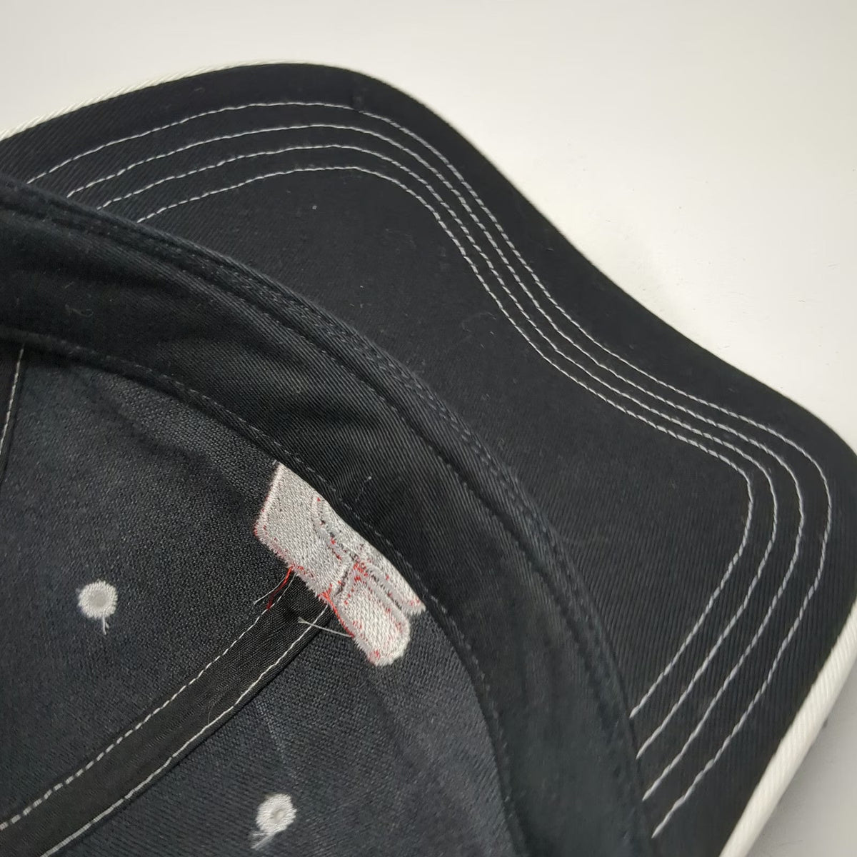 Richardson Baseball Cap Black One Size Farm Bureau Ins Contrast Stitching Hat