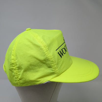 The Woodlands Snapback Hat Green One Size Adjustable Lightweight Nylon